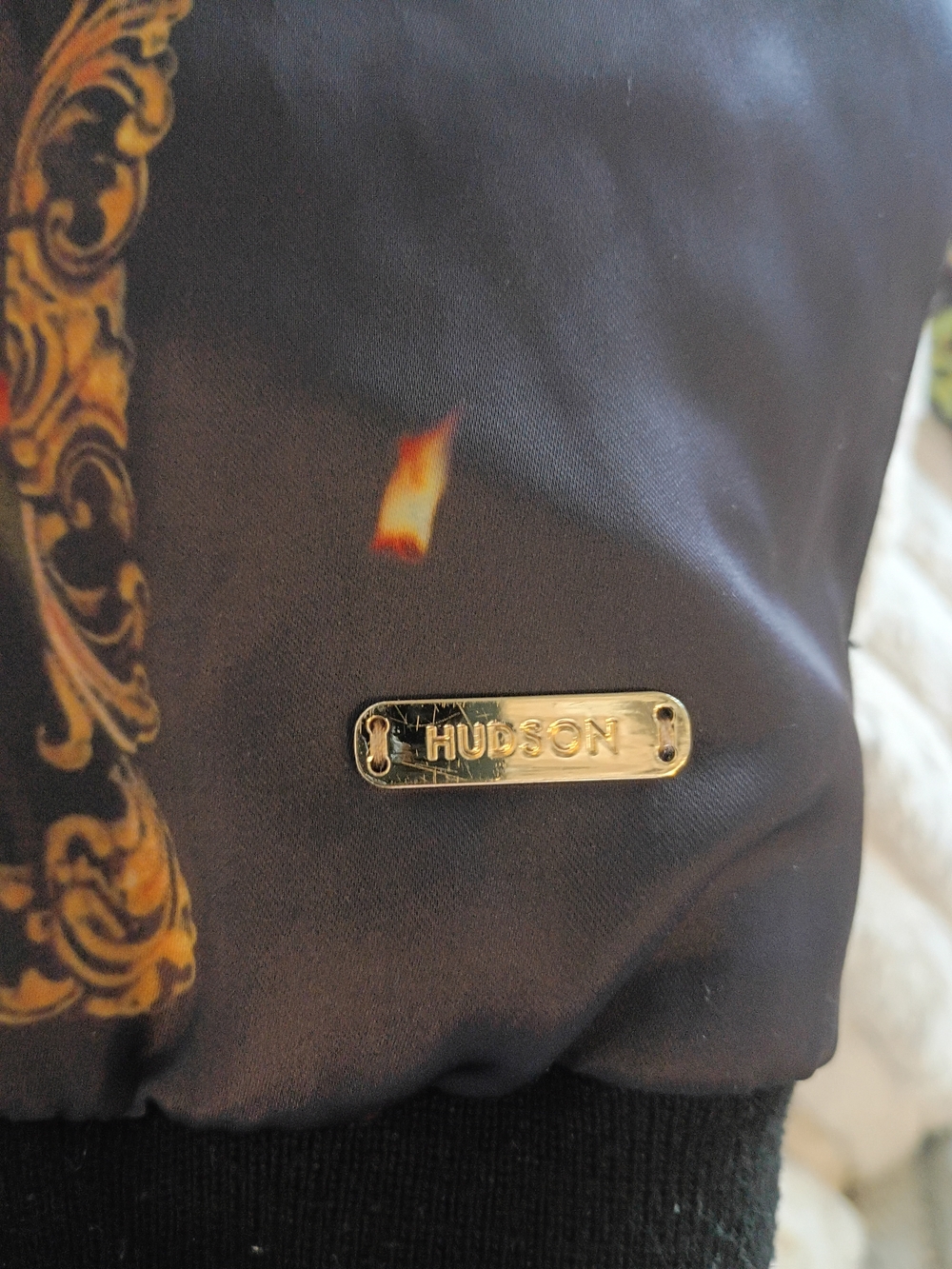 Hudson Nyc Men Euphoria Satin Jacket - Picture 5 of 5